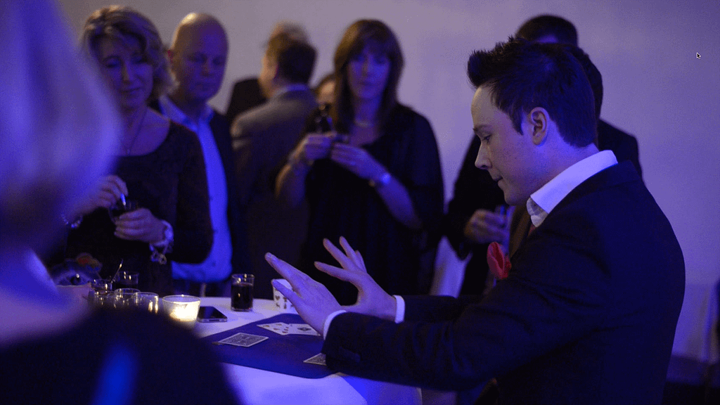 Close-up magician London